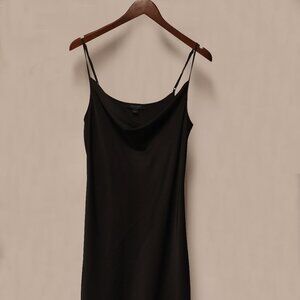 ALLSAINTS Hadley Slim Fit Midi Dress Black